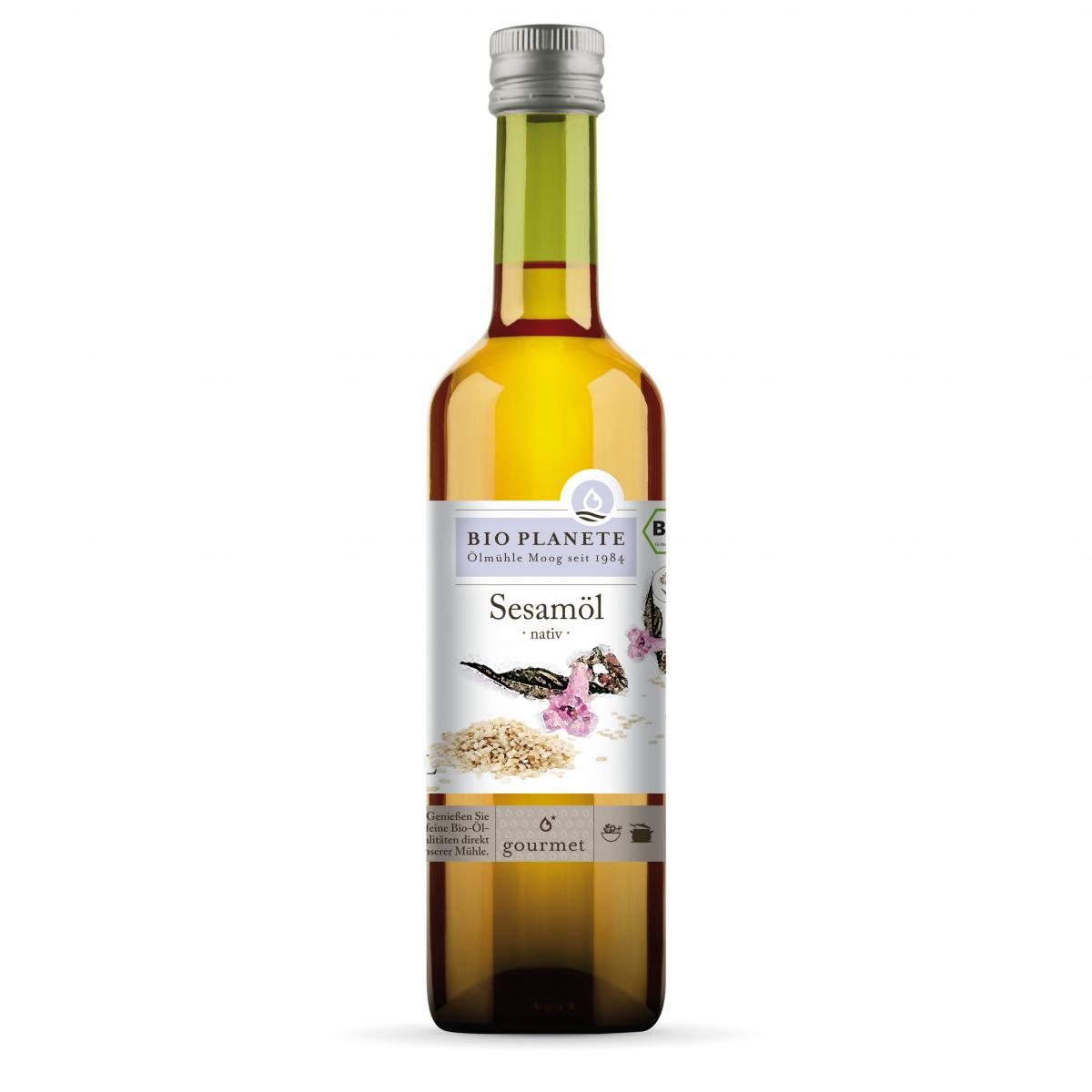 Bio Planète Sesamöl nativ, 0,5 ltr Flasche