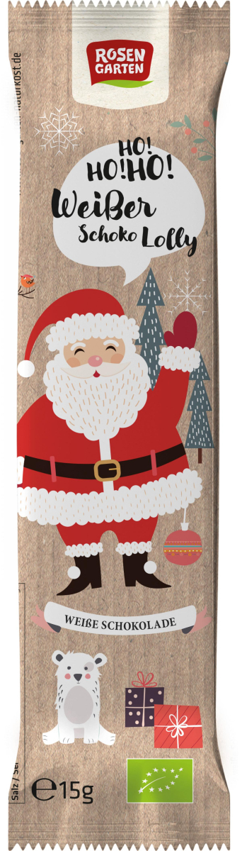 Rosengarten Weißer-Lolly-Nikolaus, 15 gr Stück