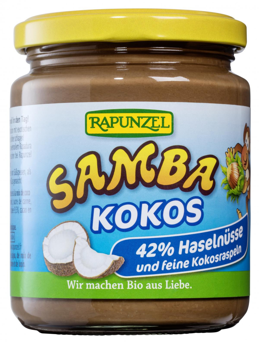 Rapunzel Samba Kokos, 250 gr Glas