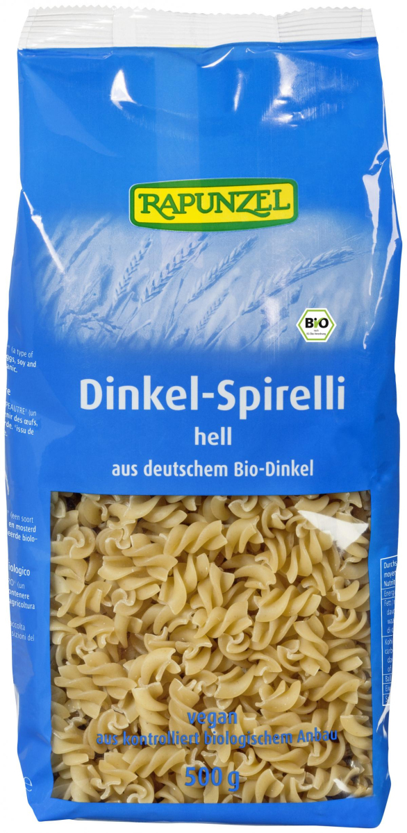 Rapunzel Dinkel-Spirelli hell, aus Deutschland, 50