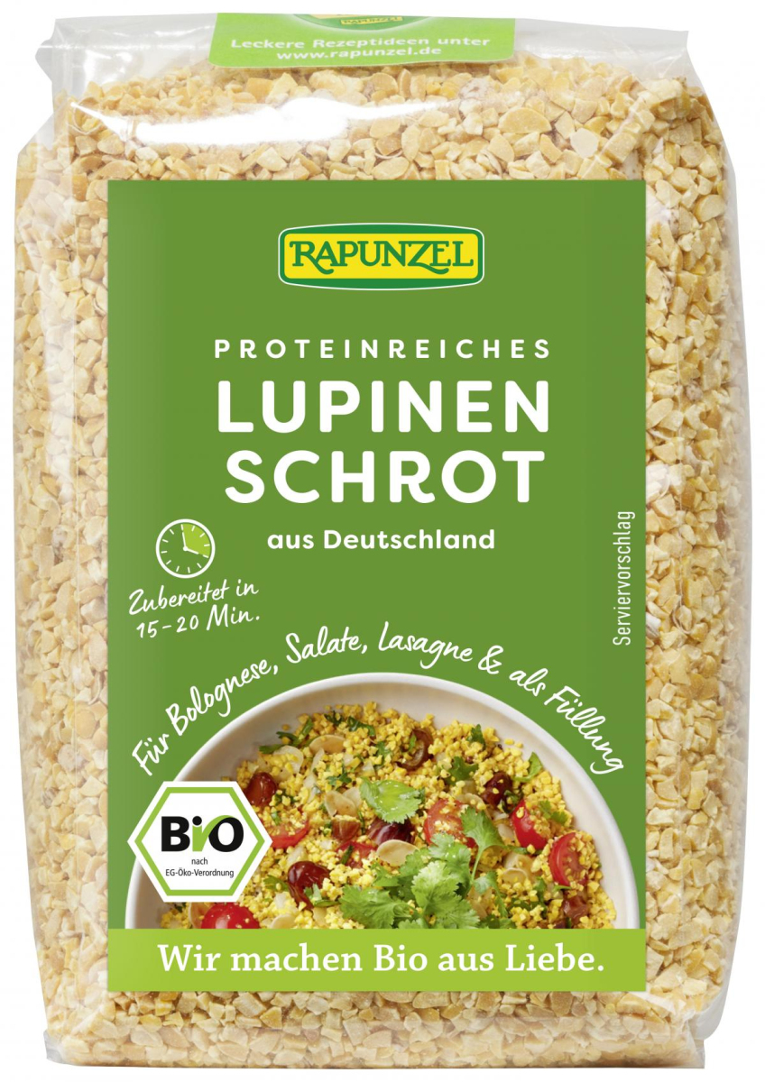 Rapunzel Lupinenschrot, 250 gr Packung