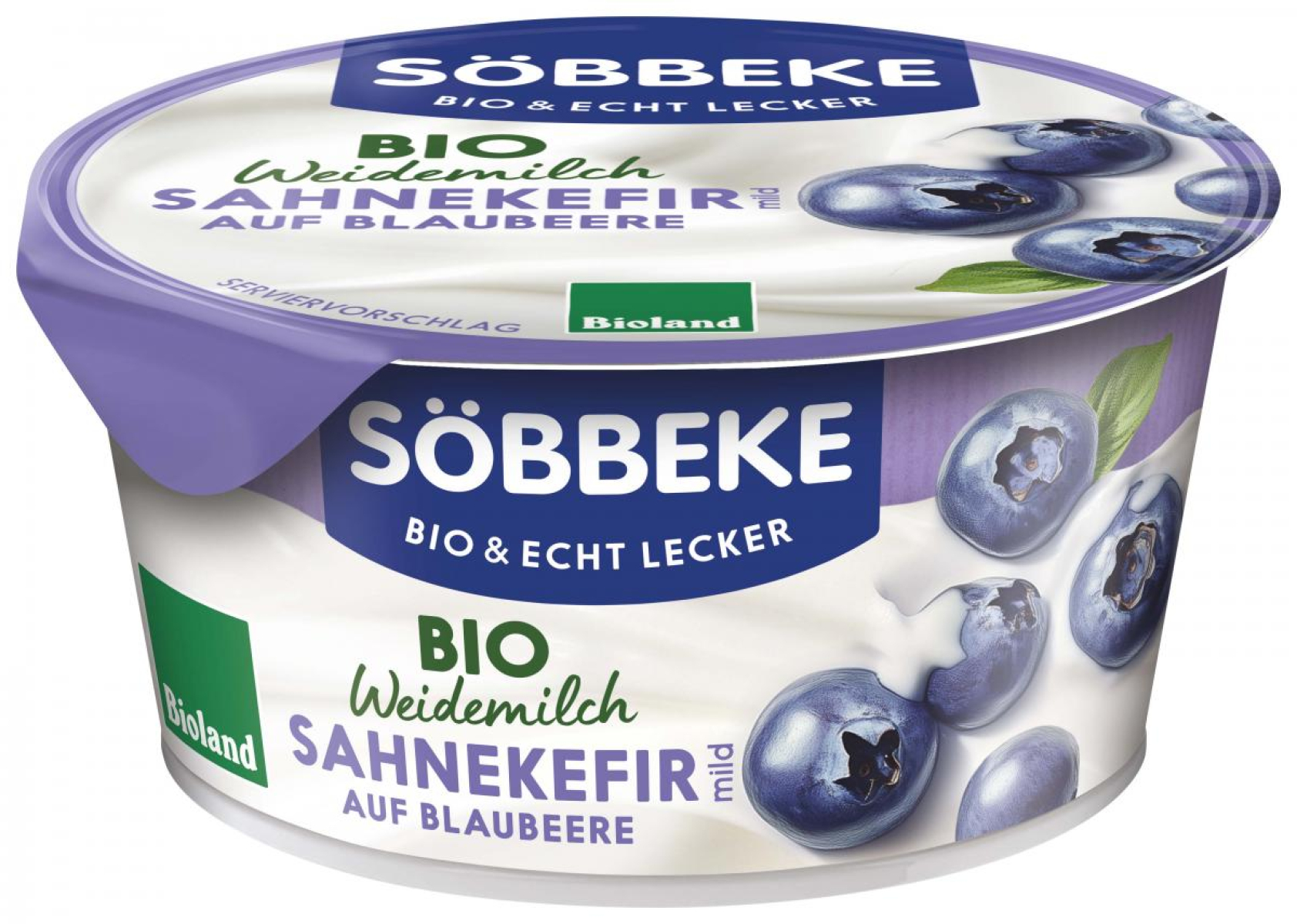 Söbbeke Weidemilch Sahnekefir Blaubeere, 150 gr Be