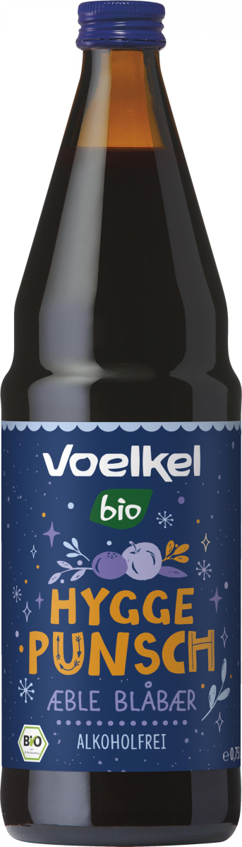 Voelkel Hygge Punsch Apfel - Blaubeere, 0,75 ltr F
