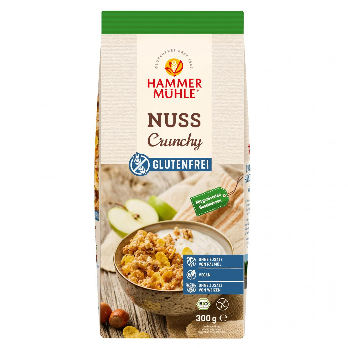 Hammermühle -glutenfrei- Nuss Crunchy