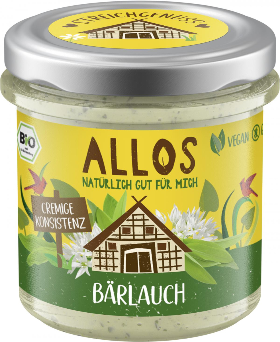 Allos Streichgenuss Bärlauch, 140 g Glas