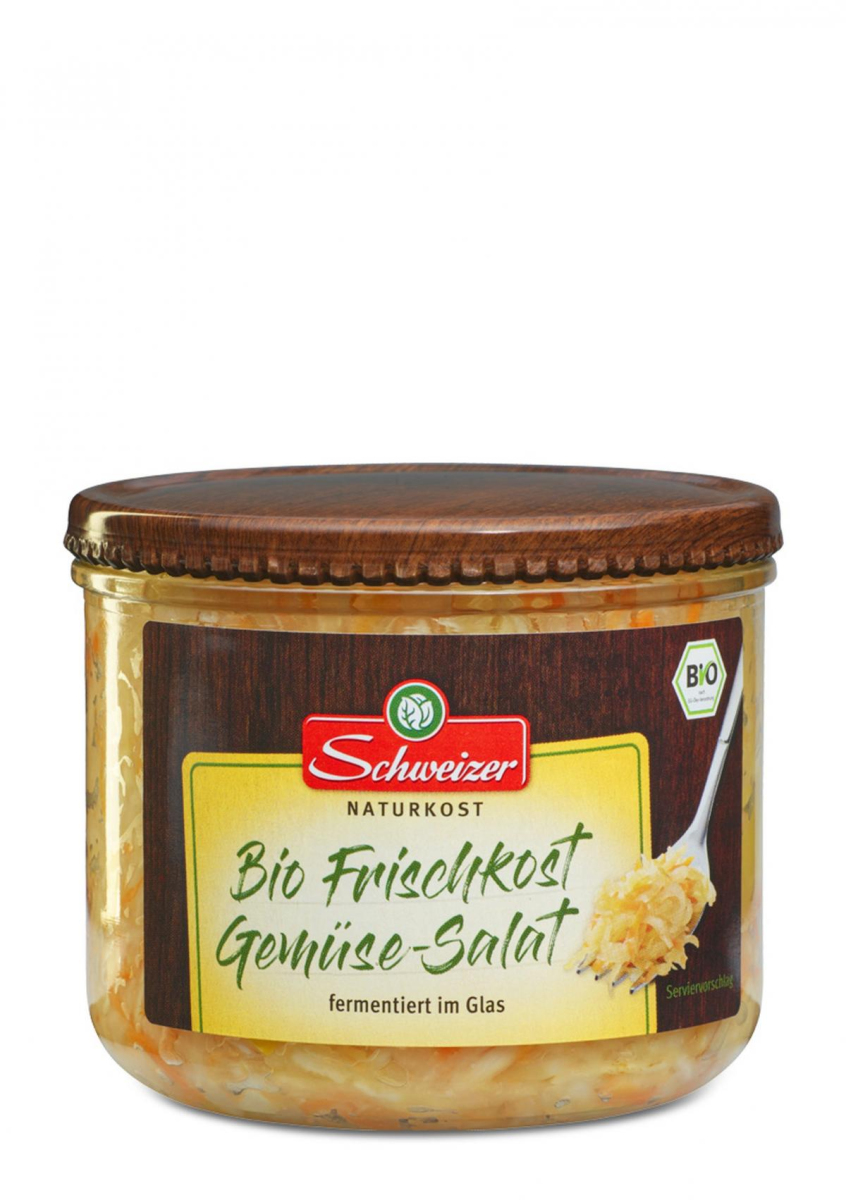 Frischkost Gemüse-Salat, 410g Glas
