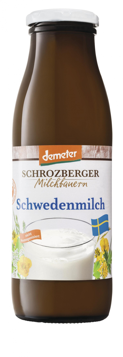 Schrozberg Milchbauern Schwedenmilch, 0,5 ltr Flas