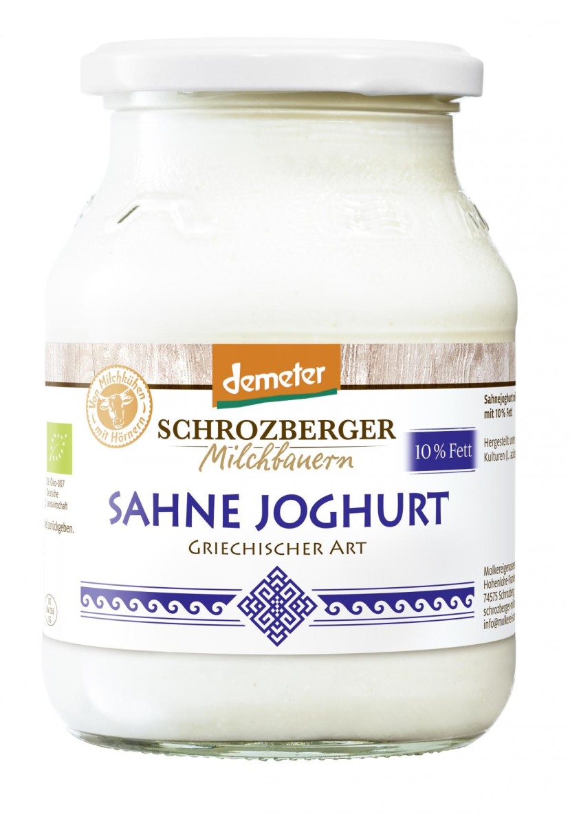 Schrozberger Sahnejoghurt griechischer Art 500g