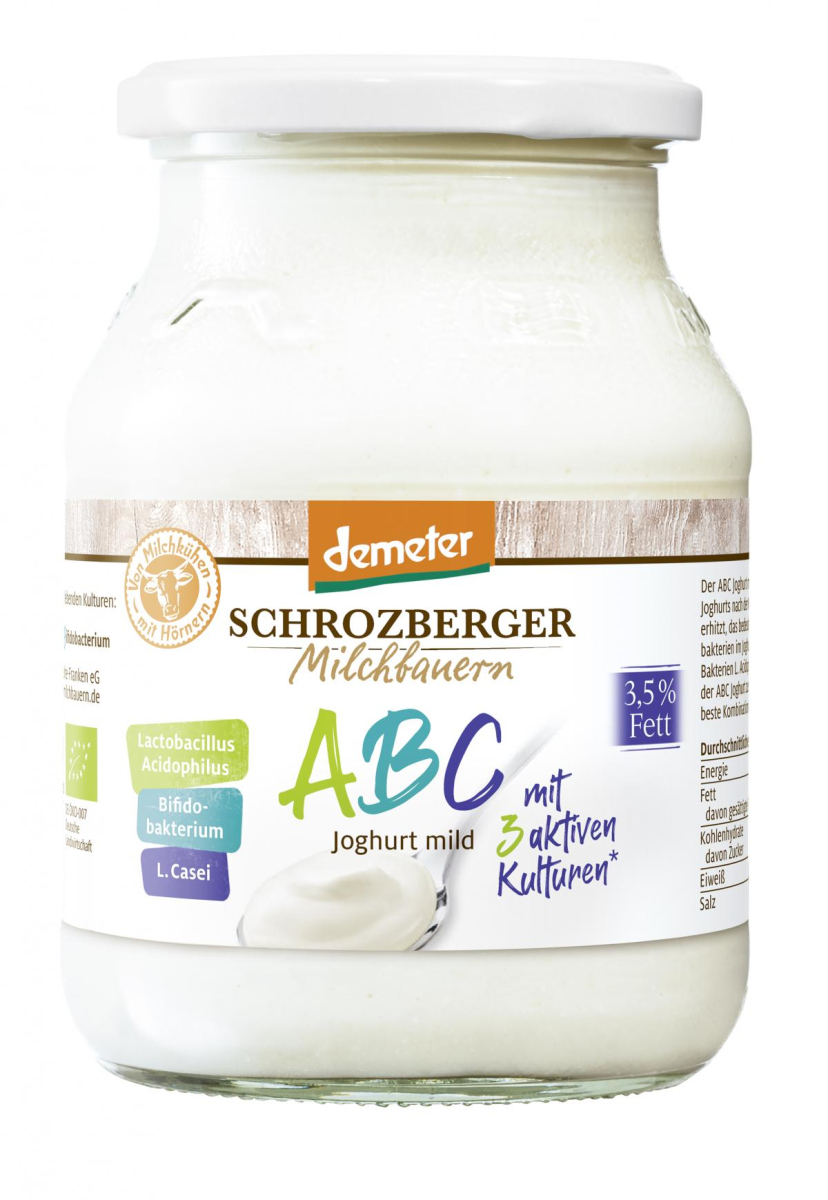 Schrozberg Milchbauern Joghurt mild der Aktive, 50