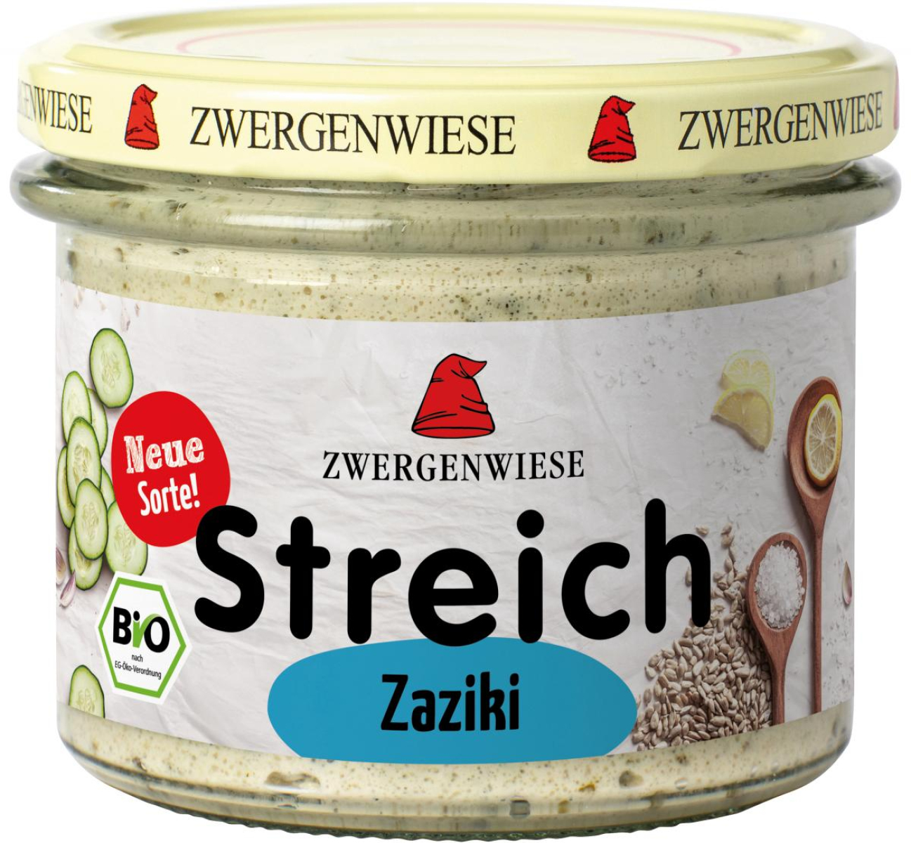 Zwergenwiese Zaziki Streich, 180 g Glas