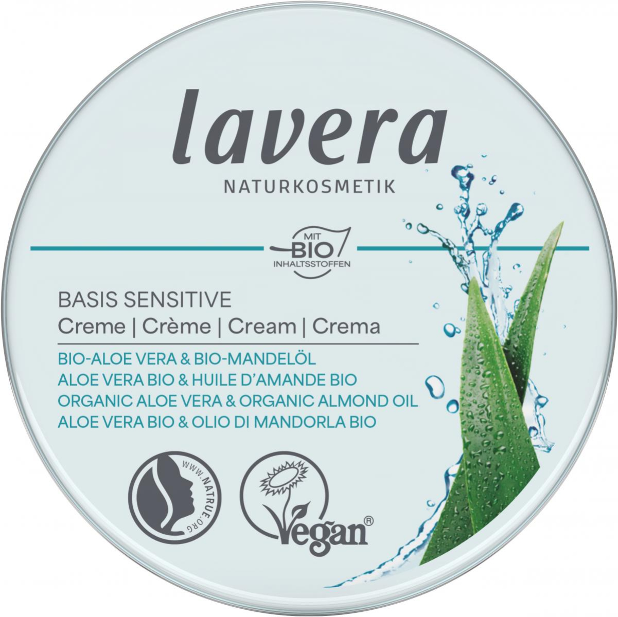 lavera Basis Sensitiv Creme, 150 ml Tiegel