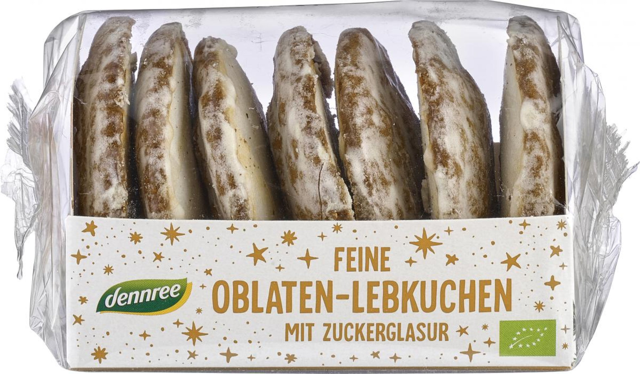dennree Feine Oblaten Lebkuchen glasiert, 200 gr P