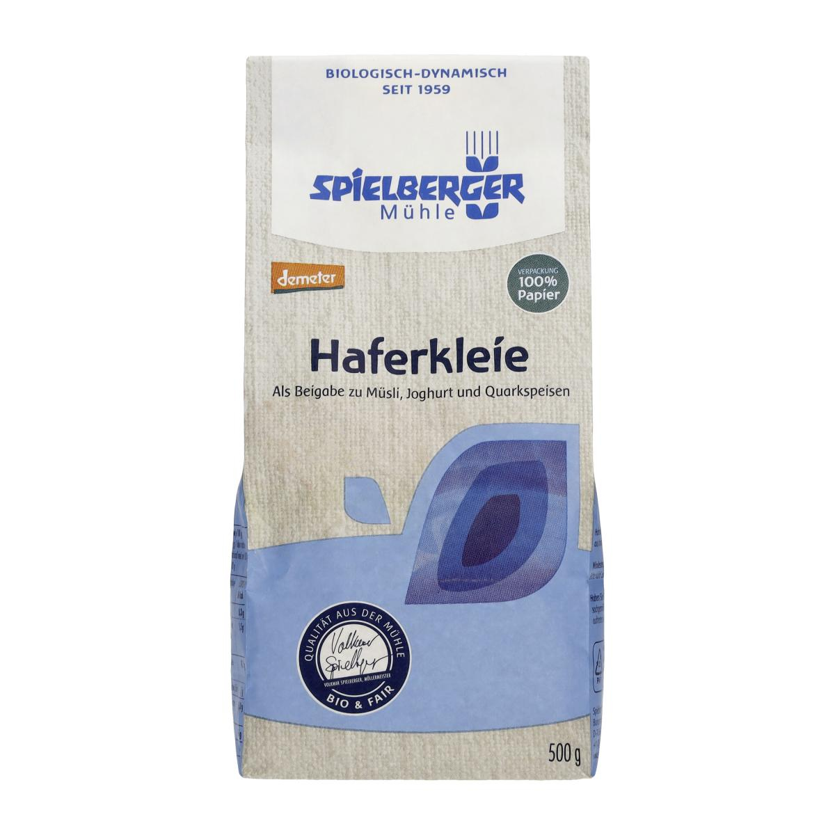 Spielberger Haferspeisekleie, 500 gr Packung