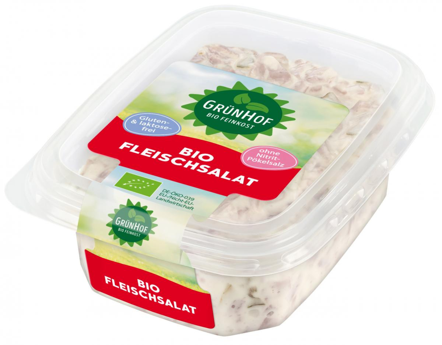 Grünhof Fleischsalat mit Gurke, 150 gr Becher