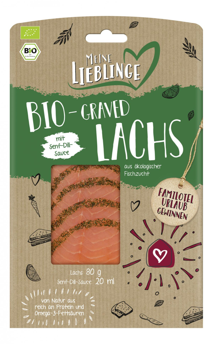 Meine Lieblinge Bio Graved Lachs