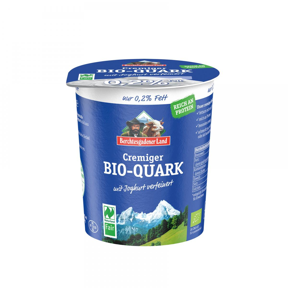 Berchtesg Cremiger Quark mit Joghurt verfeinert