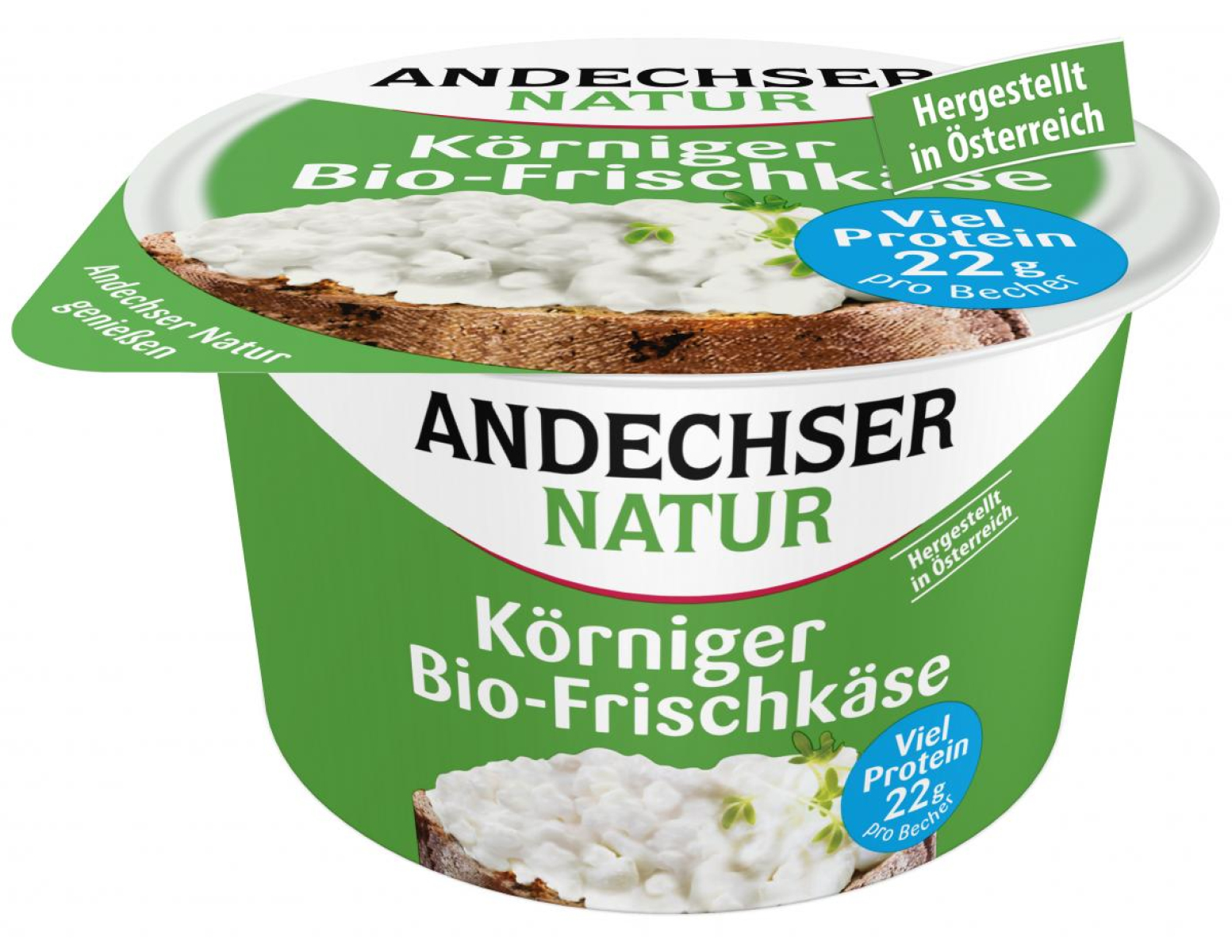Andechser Natur körniger Frischkäse, 200 gr Becher