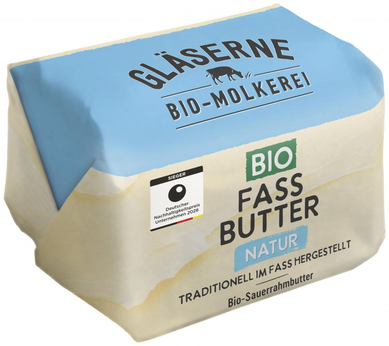 Gläserne Molkerei Fassbutter Sauerrahm natur, 250