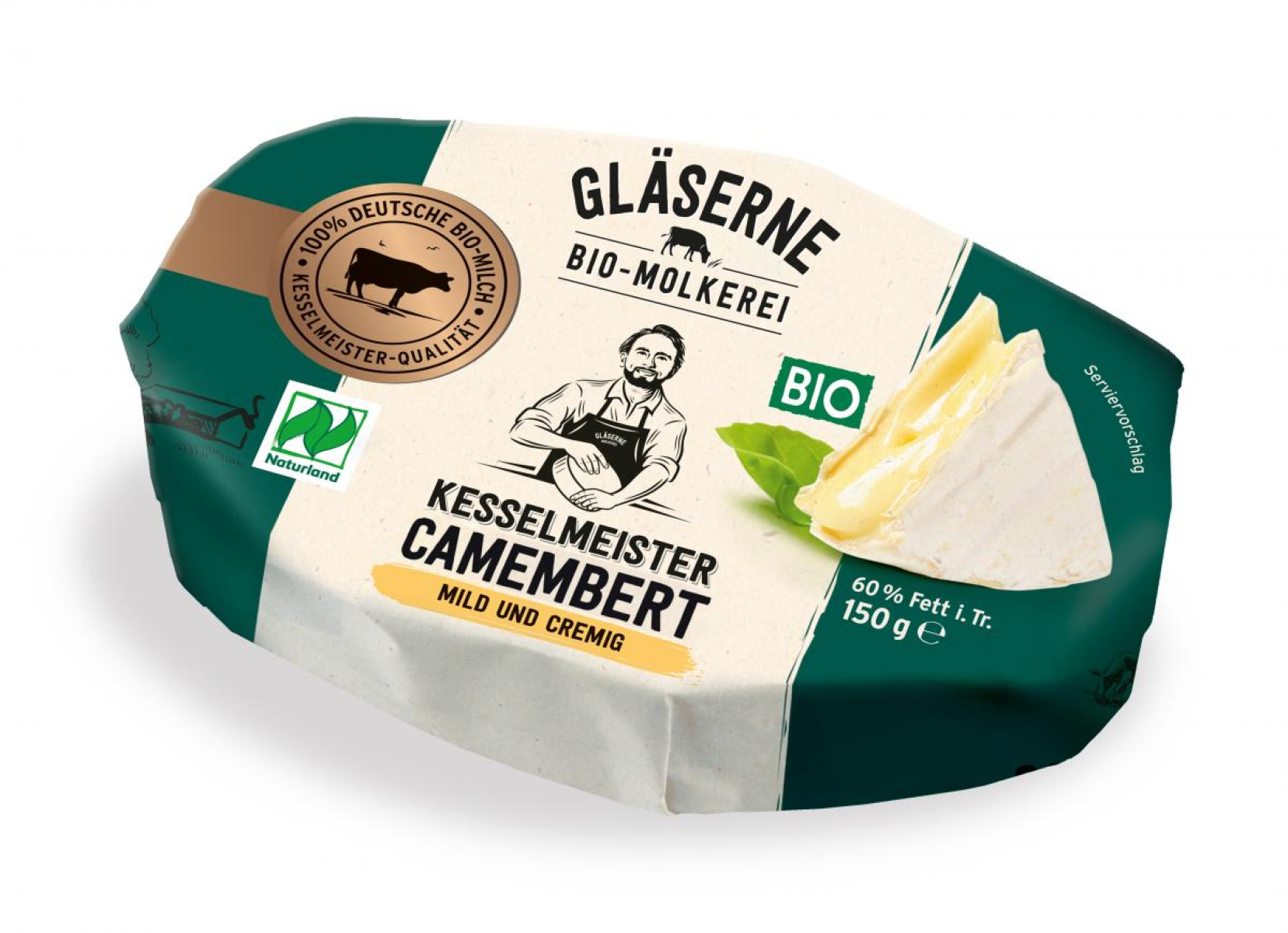 Gläserne Molkerei Camembert, 150 gr