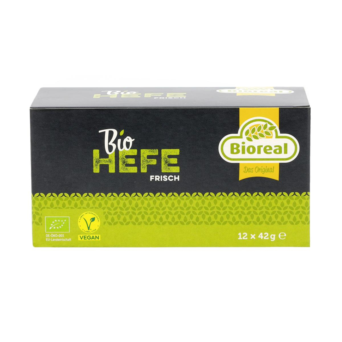 Bioreal Frischhefe, Würfel, 42 gr Stück