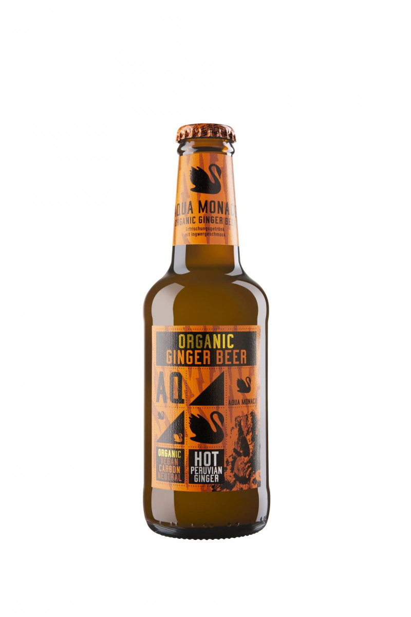 Aqua Monaco Organic Ginger Beer, 0,23 ltr Flasche