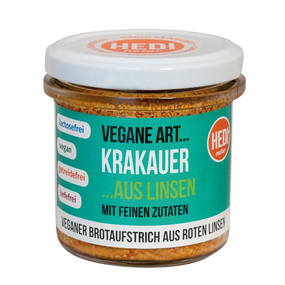 HEDI Naturkost Vegane Art... Krakauer, 140 gr Glas