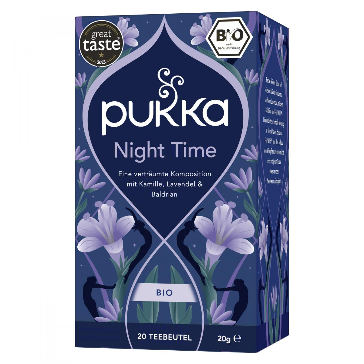 PUKKA Night Time, 1 gr, 20 Btl Packung