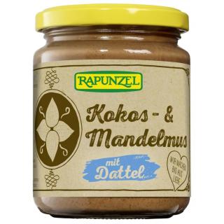 Rapunzel Kokos- & Mandelmus mit Dattel, 250 gr Gla