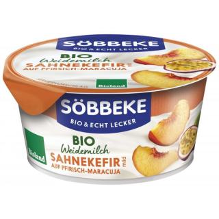 Söbbeke Weidemilch Sahnekefir Pfirsich-Maracuja, 1