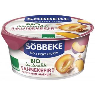 Söbbeke Weidemilch Sahnekefir Pflaume Walnuss, 150