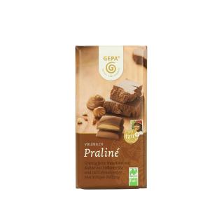 Gepa Premium Praliné Schokolade, 100 gr Stück