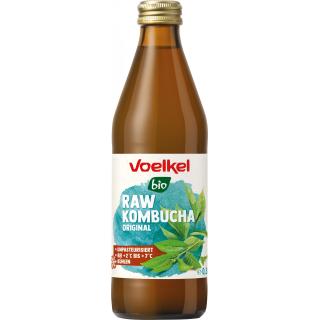 Voelkel RAW Kombucha Original, 0,33 L Flasche