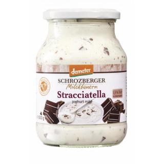 Schrozberg Milchbauern Joghurt Stracciatella, 500