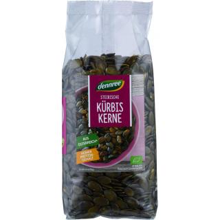 dennree Kürbiskerne, 500 gr Packung
