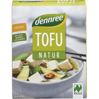 dennree Tofu natur, 2x200g Packung