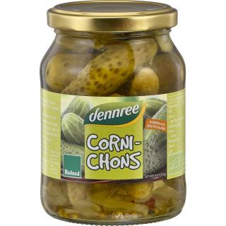 dennree Cornichons, 330gr Glas (185g)