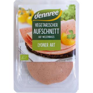 Vegetarischer Aufschnitt, Lyoner-Art 80 gr Packung