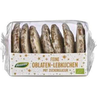 dennree Feine Oblaten Lebkuchen glasiert, 200 gr P