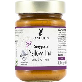 Sanchon Currypaste Yellow Thai, mild 190 g Glas