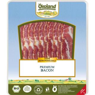 Ökoland Premium-Bacon, 80 gr Packung