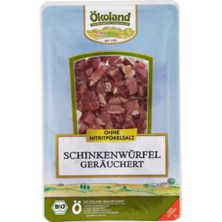 Ökoland Schinkenwürfel fein gesch, 80 gr Packung