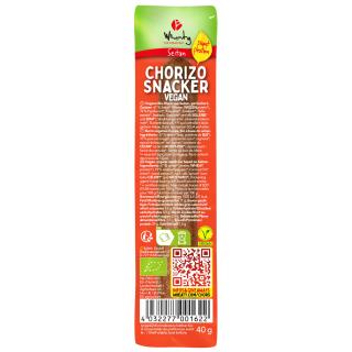 Wheaty Wheaty Spacebar Chorizo, 40 gr Stück - unge
