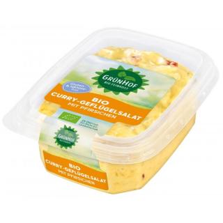 Grünhof Curry Geflügelsalat, 125 gr Becher