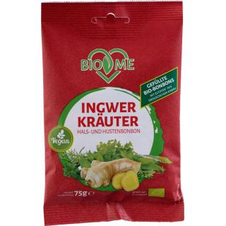 BIO loves Me Ingwer Bonbons, 75 gr Packung
