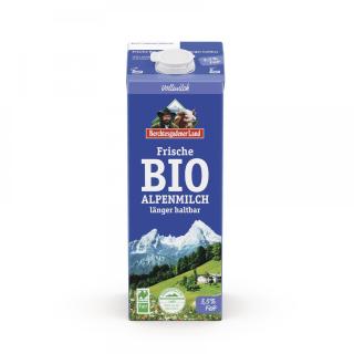 Frische Alpenmilch, past. und homogenisiert 1 ltr Packung