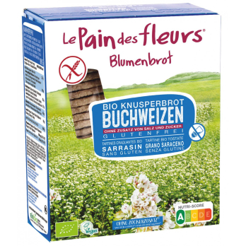 Blumenbrot Buchweizen ohne Salz & Zucker, 2x 75 gr