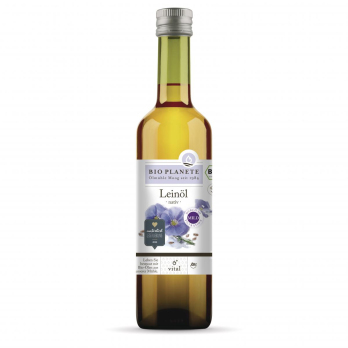 Bio Planète Leinöl nativ, 500 ml Flasche