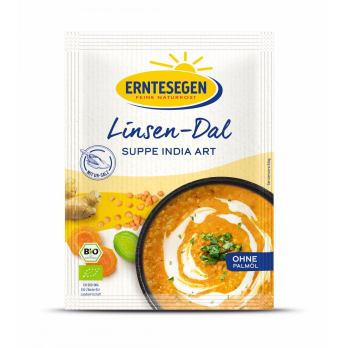 Erntesegen Linsen-Dal Suppe India, 65 g Beutel Art