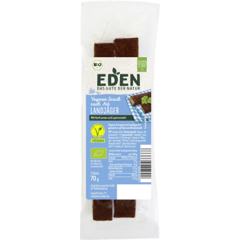 Eden Veganer Snack, 70 g Stück nach Art Landjäger