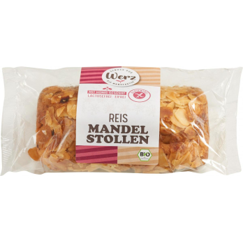 Werz Reis-Mandelstollen, 250 gr Stück -glutenfrei-